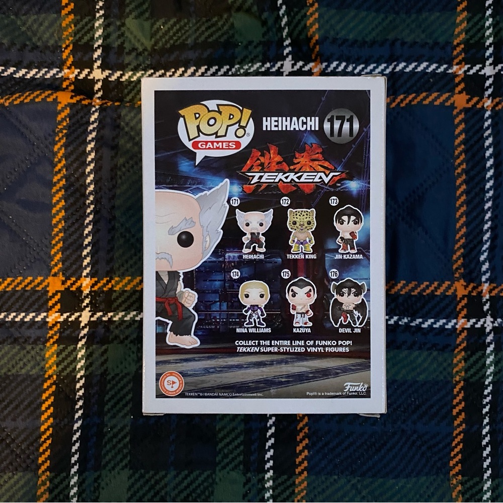 Tekken Funko Pop Heihachi #171 /w King Funko Pop #172